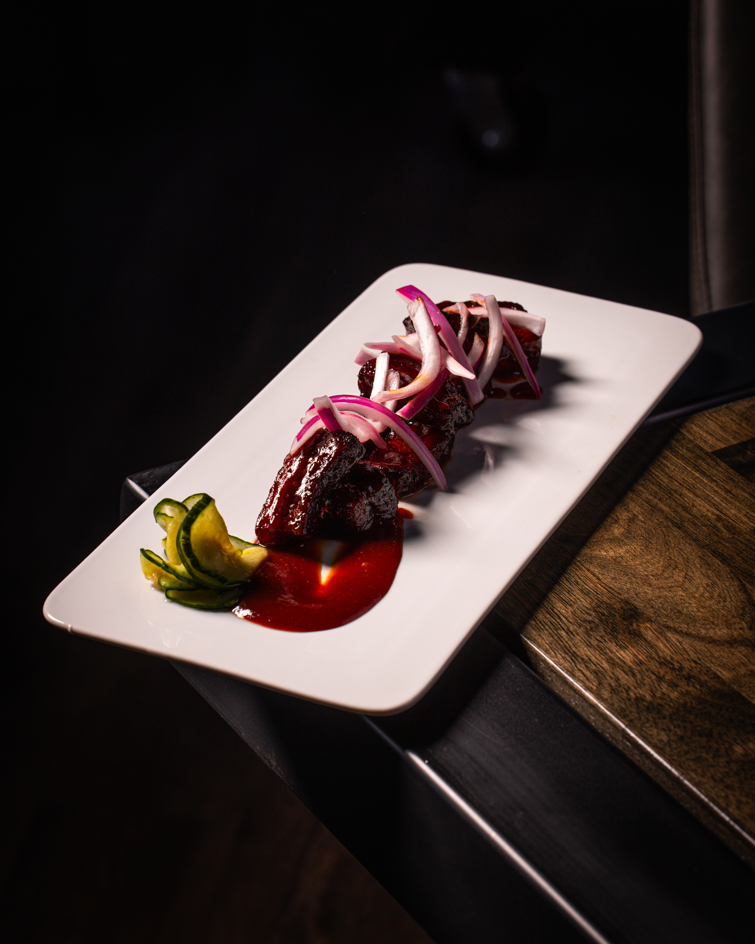 Restaurant interior optimized for local SEO